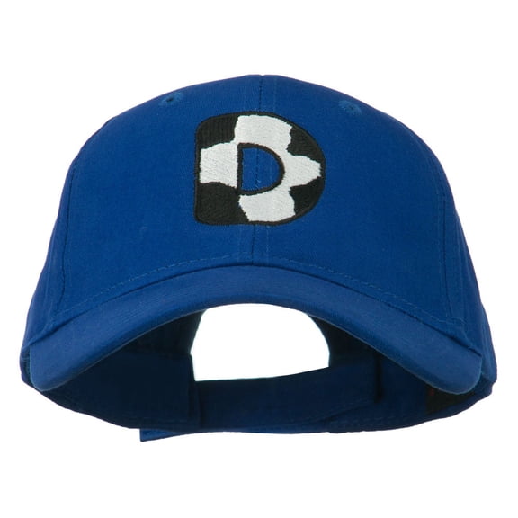 Holstein Alphabet AM Letters Embroidered Youth Brushed Cap - D OSFM