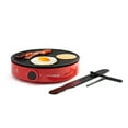 thumbnail image 1 of Holstein Housewares 12-Inch Electric Crepe Maker and Nonstick Griddle with Adjustable Temperature, Red, 1 of 10