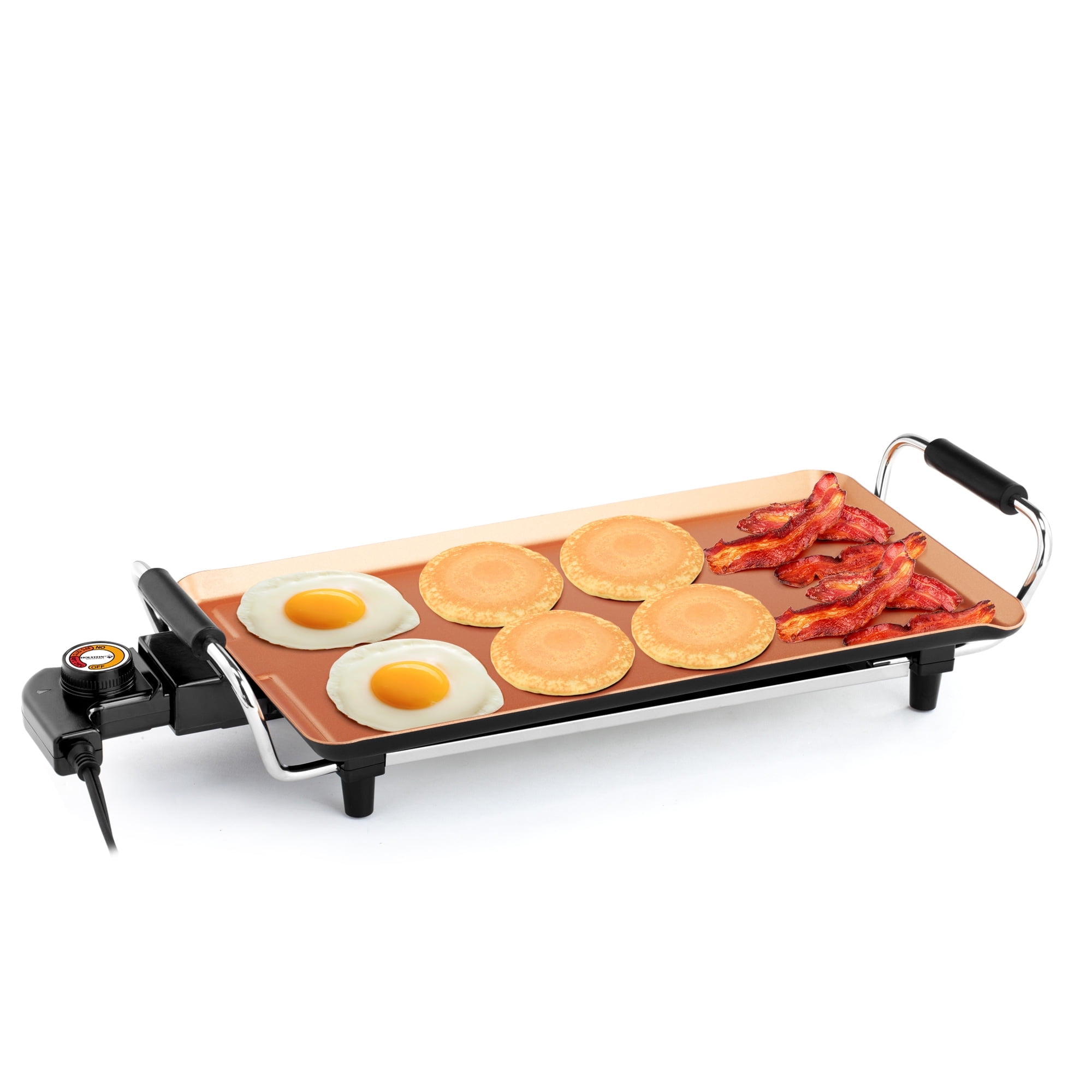 Holstein Housewares 16-inch Electric Griddle, Copper