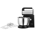 thumbnail image 1 of Holstein Housewares - 250W 5-Speed Hand and Stand Mixer with LED Light, Black/Stainless Steel, 1 of 9