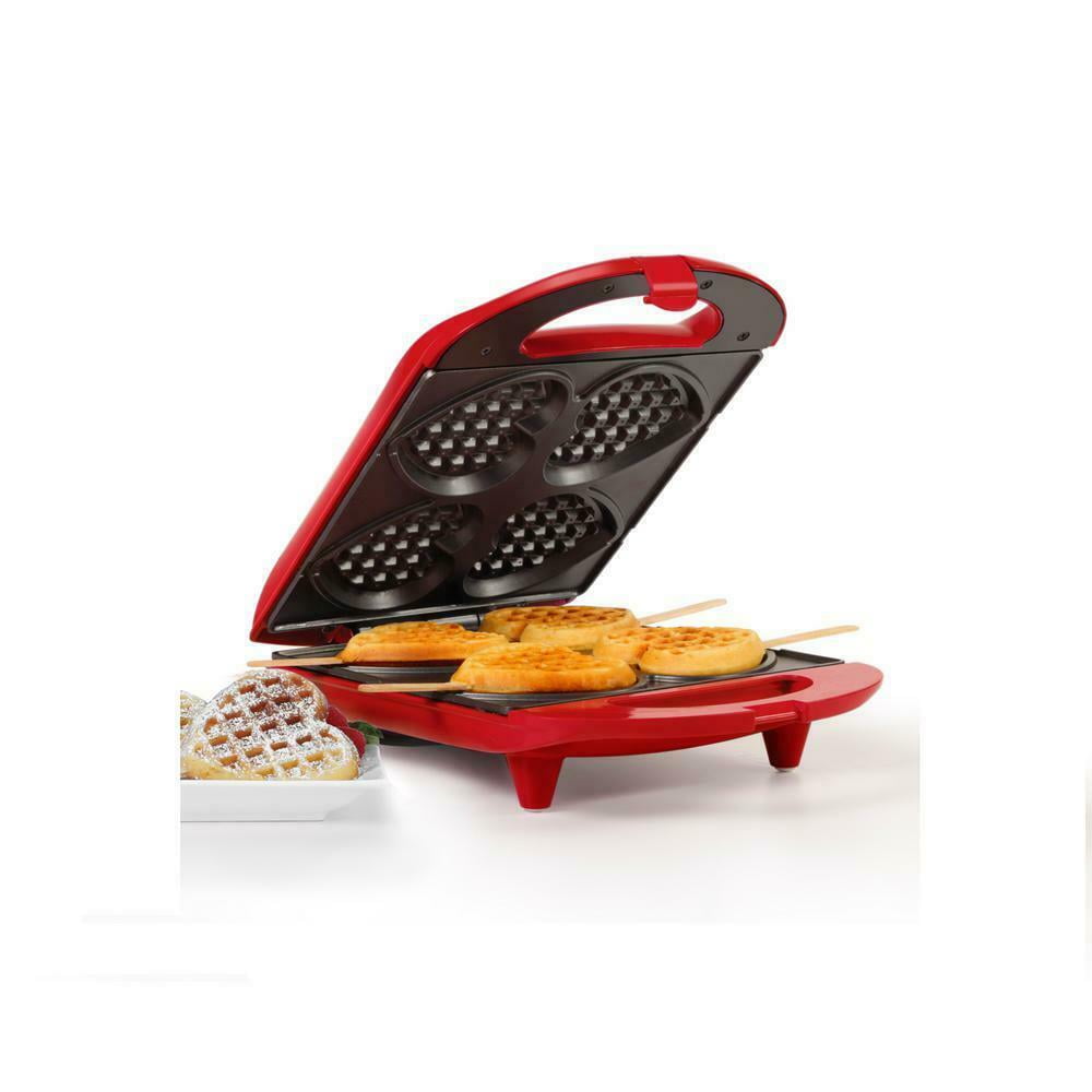 Disney Mickey Mouse Non-Stick Electric Waffle Maker, Red and Black by  Select Brands : : Hogar y cocina