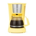 thumbnail image 1 of Holstein Housewares 5 Cup Drip Coffee Maker - Yellow - Auto Pause and Serve, Removable Filter Basket, and Full View Water Window - Perfect for Brewing Rich-Tasting Coffee at Home, 1 of 9