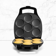 Holstein Housewares 6-Section Arepa Maker 1000W, Black