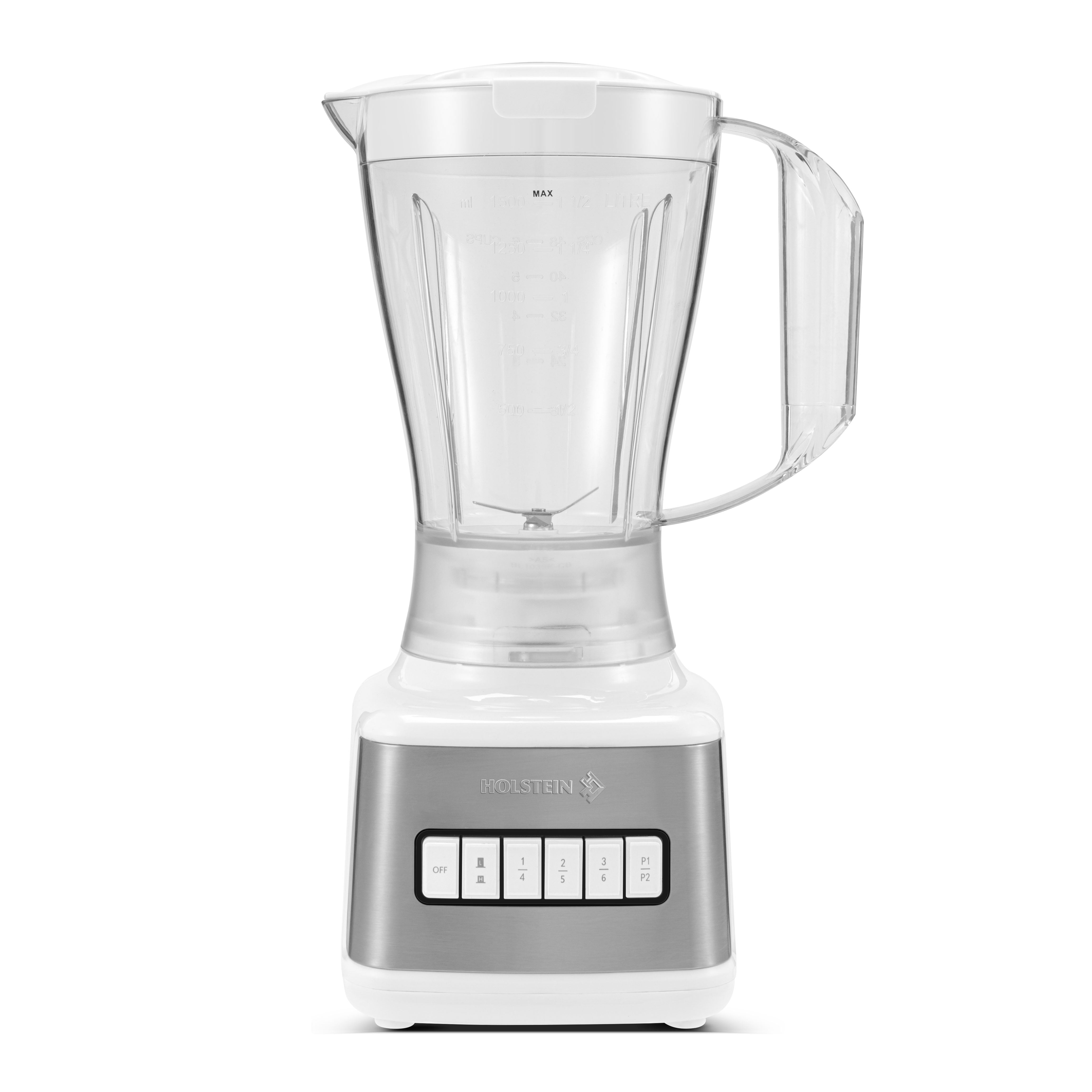Holstein Housewares 8Speed Blender 500W Motor, Plastica Jar, and