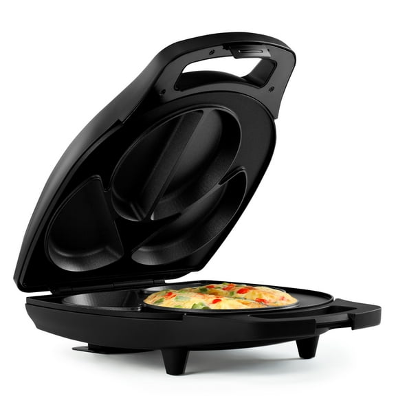 Holstein Housewares - Non-Stick 4 Section Omelet & Frittata Maker - Makes 4 Individual Portions Quick & Easy