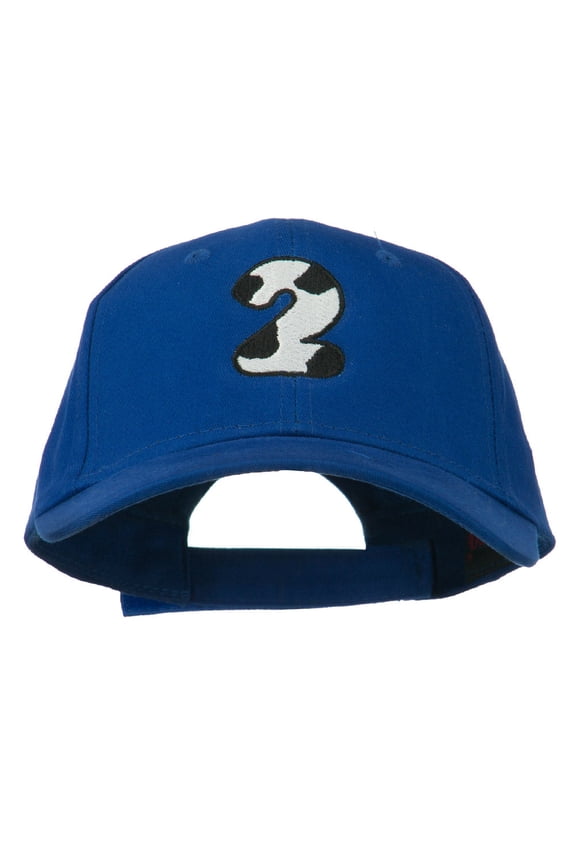 Holstein Number Embroidered Youth Brushed Cap - 2 OSFM