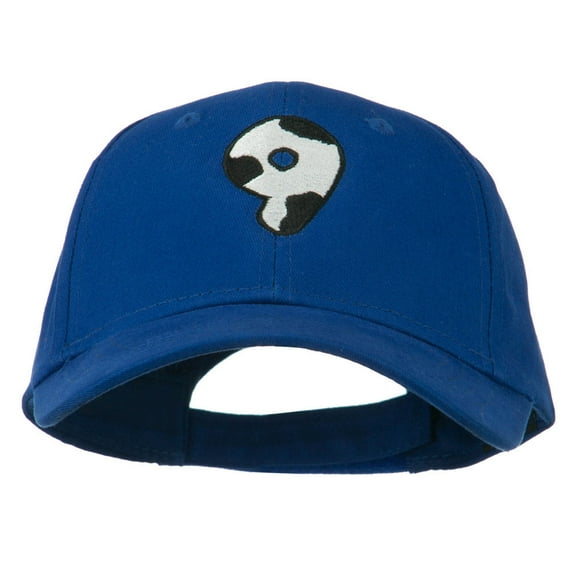 Holstein Number Embroidered Youth Brushed Cap - 9 OSFM