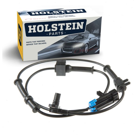 Holstein Rear Left ABS Wheel Speed Sensor compatible with Chevrolet Silverado 1500 2007-2013