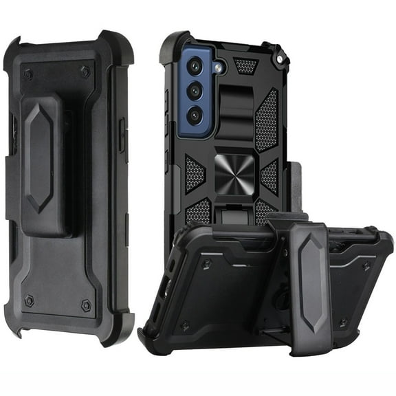 Holster Case Belt Clip for Samsung Galaxy S22 - Swivel Cover Kickstand Armor Combo Drop-Proof Y7B fits Samsung Galaxy S22