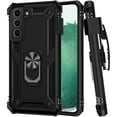 thumbnail image 1 of Holster Case Belt Clip for Samsung Galaxy S23 Plus Phone - Swivel Cover Kickstand Armor Combo A3L Compatible With Galaxy S23 Plus Model, 1 of 7