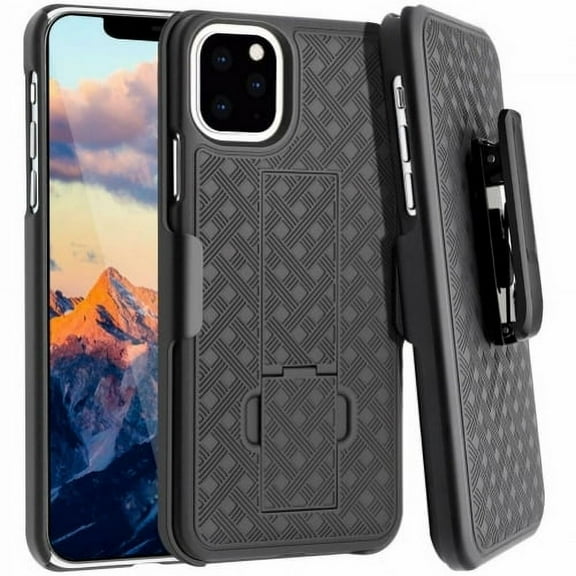 Holster Case Belt Clip for iPhone 12/Pro - Swivel Cover Kickstand Armor Combo Drop-Proof Z2J Compatible With iPhone 12/Pro