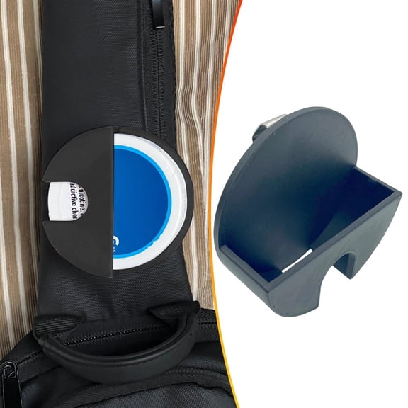 Holster Clip to Belt or Car Sun Visor Compatible with Zyn Tins, Pouch Can Holder for Car & Belt, Great Gift for Pouch Users, 3D Printed Process, High-Temperature Resistant Materials(Blakc)