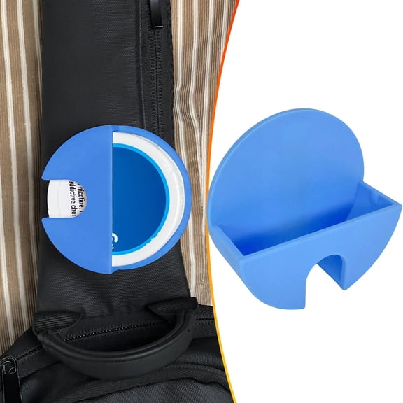 Holster Clip to Belt or Car Sun Visor Compatible with Zyn Tins, Pouch Can Holder for Car & Belt, Great Gift for Pouch Users, 3D Printed Process, High-Temperature Resistant Materials(Sky Blue)