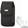 thumbnail image 1 of Holster Swivel Case Belt Clip w 10ft USB-C Cable PD Type-C 25W Fast Home Charger for Coolpad Suva, Legacy S - Cricket Influence, Icon 2 - Google Pixel 6 4 XL 3a XL 3 XL 2 XL Pro 5a 5G 4a 5G, 1 of 11