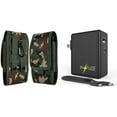thumbnail image 1 of Holster and Wall Charger Bundle for Motorola Edge+ (2022): Vertical Rugged Nylon Belt Pouch Case (Green Camo) and 45W Dual USB Port PD Power Delivery Type-C and USB-A Power Adapter, 1 of 9
