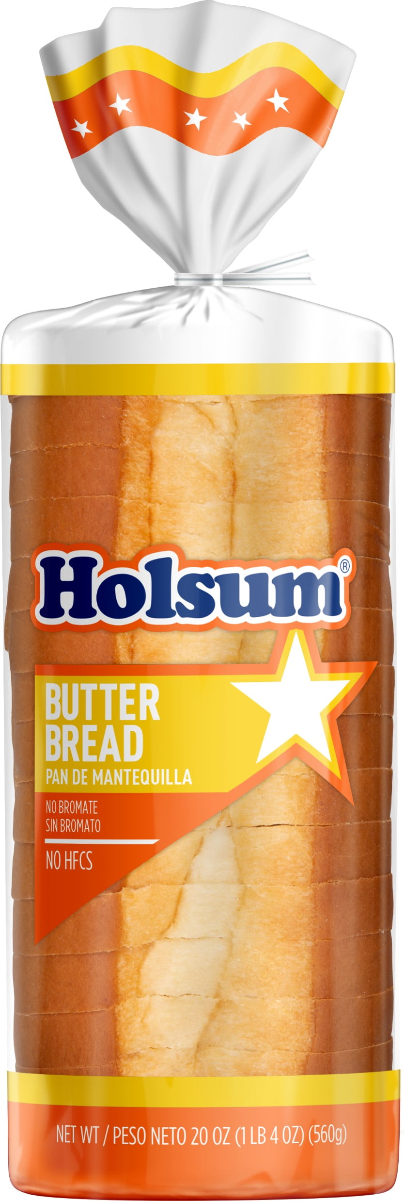 Holsum, Butter Sandwich Bread Loaf, sliced, 20oz, Shelf Stable