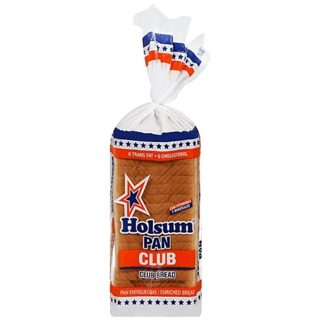 Holsum, White Club Sandwich Bread Loaf, Sliced, 24 oz, Shelf Stable