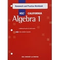 thumbnail image 1 of Pre-Owned Holt Algebra 1: Homework and Practice Workbook Algebra 1, 1 of 1