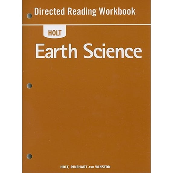 Pre-Owned Holt Earth Science Directed Reading Workbook (Paperback) 0030363535 9780030363535