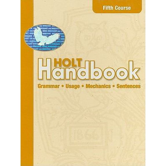 Pre-Owned Holt Handbook: Student Edition Fifth Course 2003 (Hardcover) 003066148X 9780030661488
