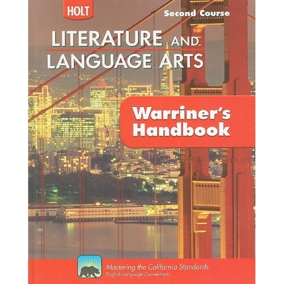 Pre-Owned California Holt Literature and Language Arts: Warriner's Handbook, Second Course : Grammar, Usage, Mechanics, Sentences (Hardcover) 9780030992360