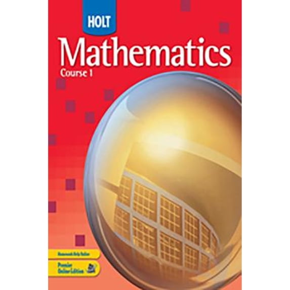 Pre-Owned Holt Mathematics: Student Edition Course 1 2007 Paperback