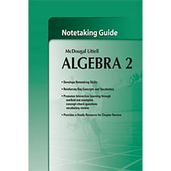 Holt McDougal Larson Algebra 2 : Notetaking Guide