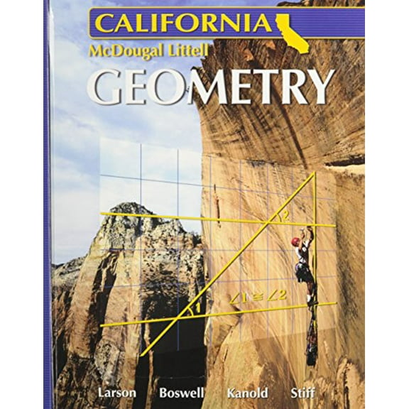 Pre-Owned Holt McDougal Larson Geometry: Student Edition 2007 (Hardcover) 061881194X 9780618811946