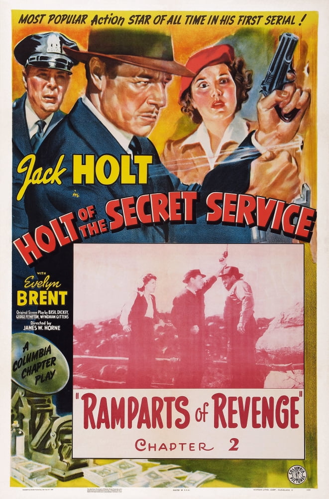 Holt Of The Secret Service U Canvas Art - (24 x 36)