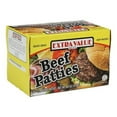 Holten 4 To 1 Extra Value Beef Patty, 4 Pound 8 per case.