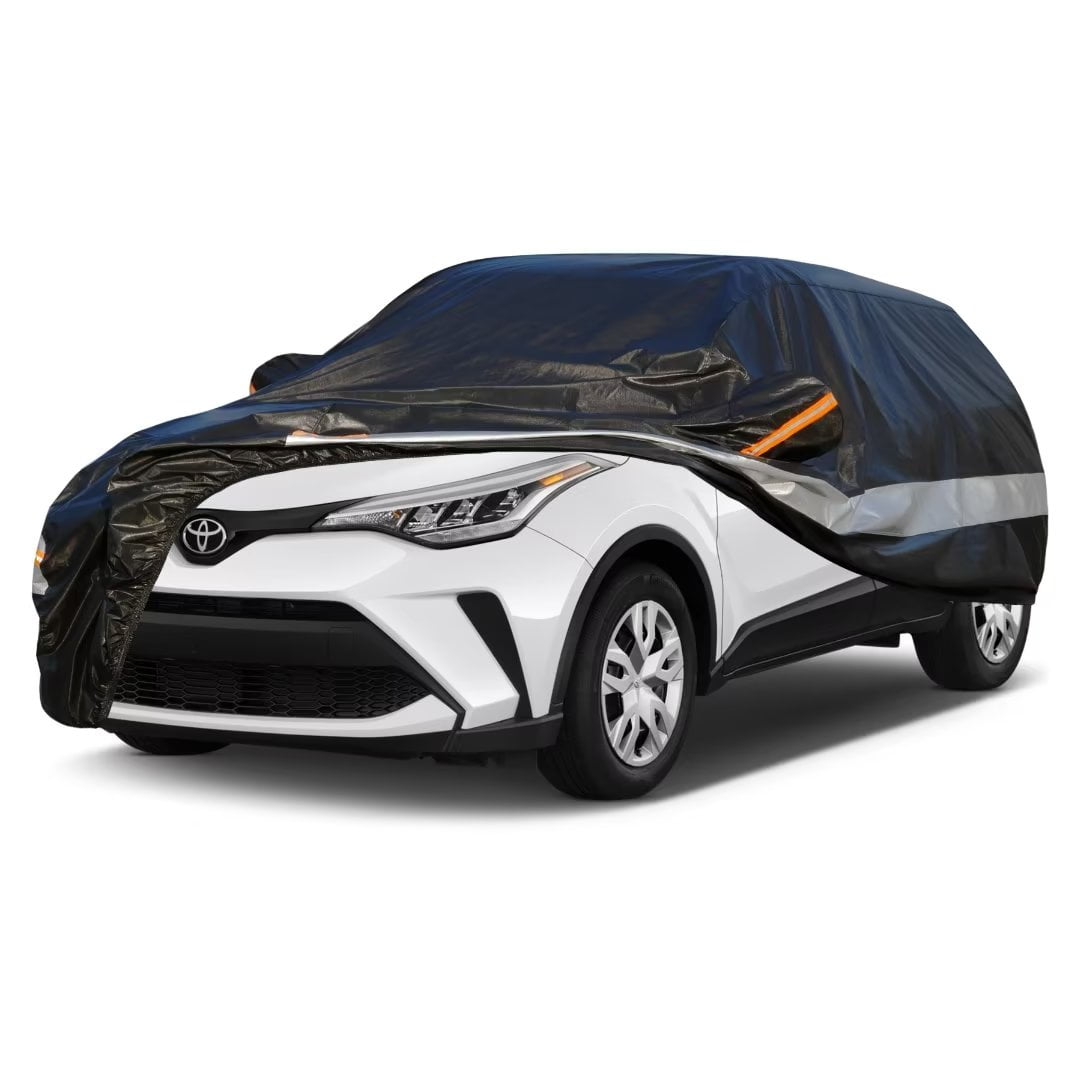 Car Cover Waterproof Outdoor for Toyota Aygo/Aygo X, Car Cover Waterproof  Breathable Large, Full Car Cover, All Weather Protection, Car Covers Custom  (Color : D, Size : ADD COTTON_AYGO X) : 