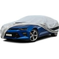 thumbnail image 1 of Holthly Coupe Car Cover Waterproof All Weather for Automobiles,100% Waterproof Outdoor Car Covers Rain Snow UV Dust Protection. Custom Fit for Ford Mustang,Chevy Camaro, Porsche 911,etc Silver, 1 of 7