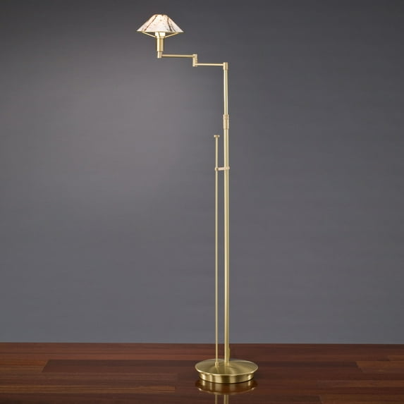 Holtkoetter 9434 1 Light Halogen Swing Arm Floor Lamp