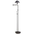 thumbnail image 1 of Holtkoetter Bronze Metal Shade Swing Arm Floor Lamp, 1 of 2