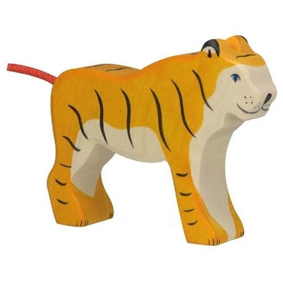 Holtztiger HT80136 Tiger, Standing, Assorted Colours
