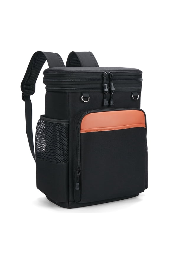 Insulated Cooler Backpack, 30L Waterproof Leakproof Soft Coolers Lunch bags for Men, Large Expandable Back Pack, Heavy Duty Cooler Backpacks, Fashion Rucksack for Outdoor, Camping
