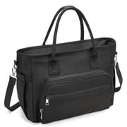 Holuxer Insulated Lunch Bag for Women, Fashion Handbag Lunch Tote Box, Reusable Thermal Cooler Bags with Shoulder Strap, Leakproof Storage Pockets for Working S