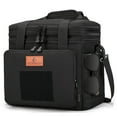 thumbnail image 1 of Holuxer Tactical Lunch Bags, Large Expandable Insulated Lunch Box, Durable Waterproof Leakproof Cooler Bag for Adults/Men/Women/Work Outdoor Beach Trips, 20 Cans/16 L, Black, 1 of 8