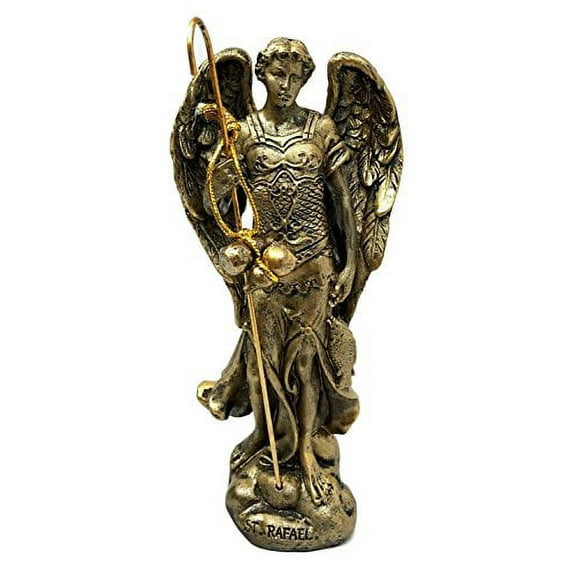 Holy Archangel Saint Raphael Patron Of Annointing Guidance Healing Of God Collectible Figurine Sacrament of Pennance