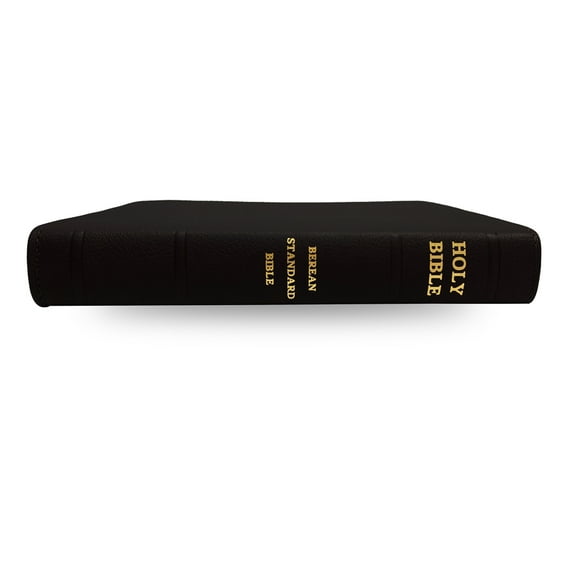Holy Bible, Berean Standard Bible - Bonded Leather - Black Calf Grain (Hardcover)