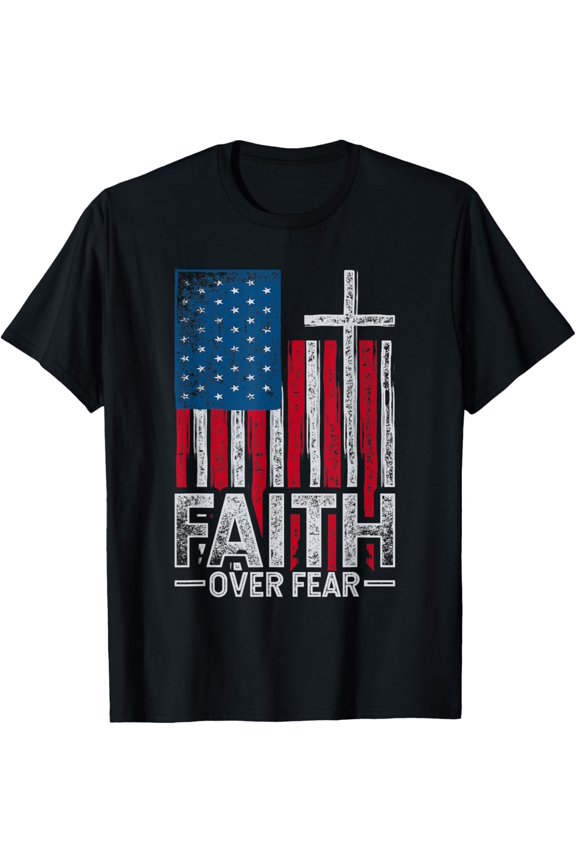 Holy Bible Christian American Patriotic Jesus Lord Prayer T-Shirt