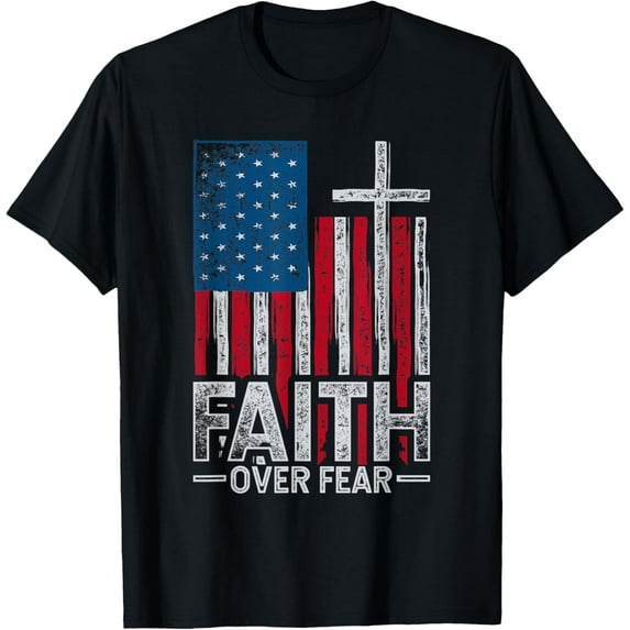 Holy Bible Christian American Patriotic Jesus Lord Prayer T-Shirt