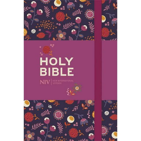 Holy Bible: New International Version (Floral Notebook Bible) (Hardcover)