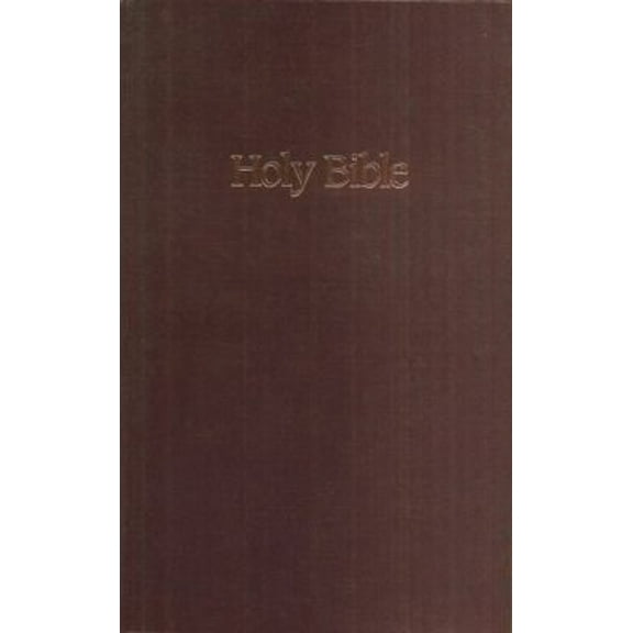 Pre-Owned Holy Bible: New International Version : Pew Bible/Brown Hardcover
