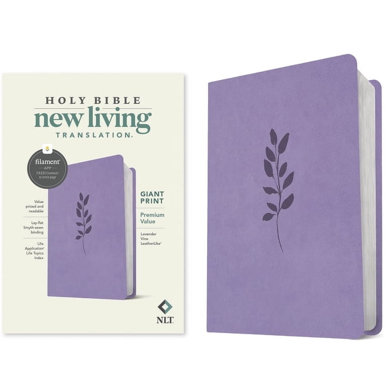 Tyndale House Publishers Holy Bible NLT Giant Print Hardcover