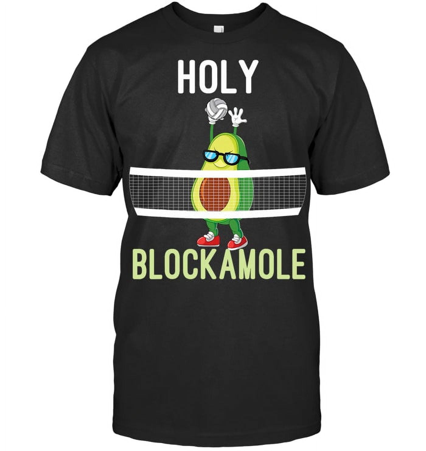Holy Blockamole Funny Volleyball Block Avocado Teen Girls Volleyball T ...