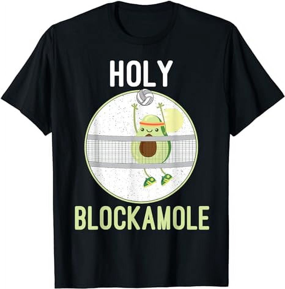 Holy Blockamole Funny Volleyball Block Avocado Teen girls T-Shirt ...