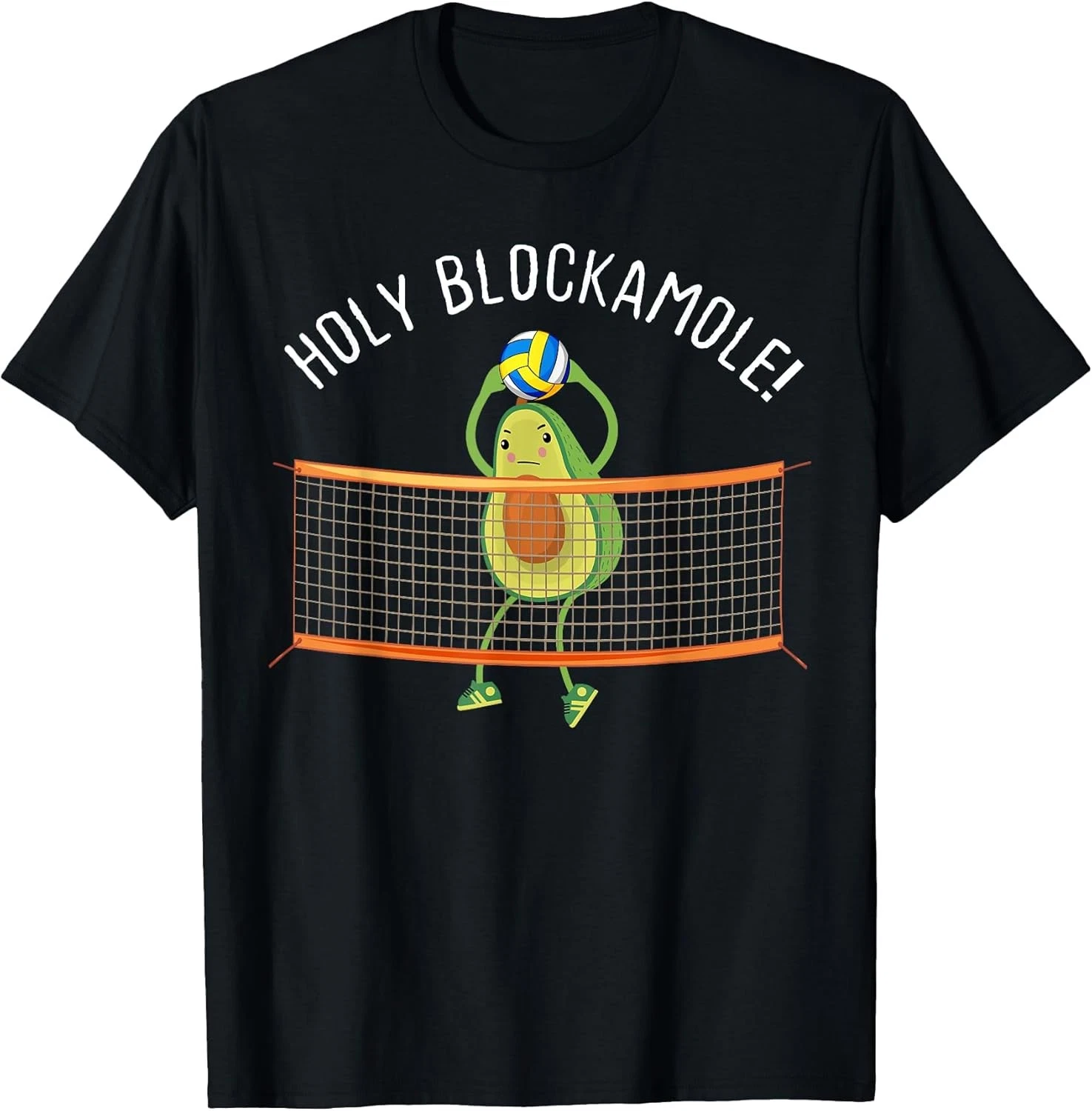 Holy Blockamole: Funny Volleyball Player Cotton Tee - MADE IN USA ...