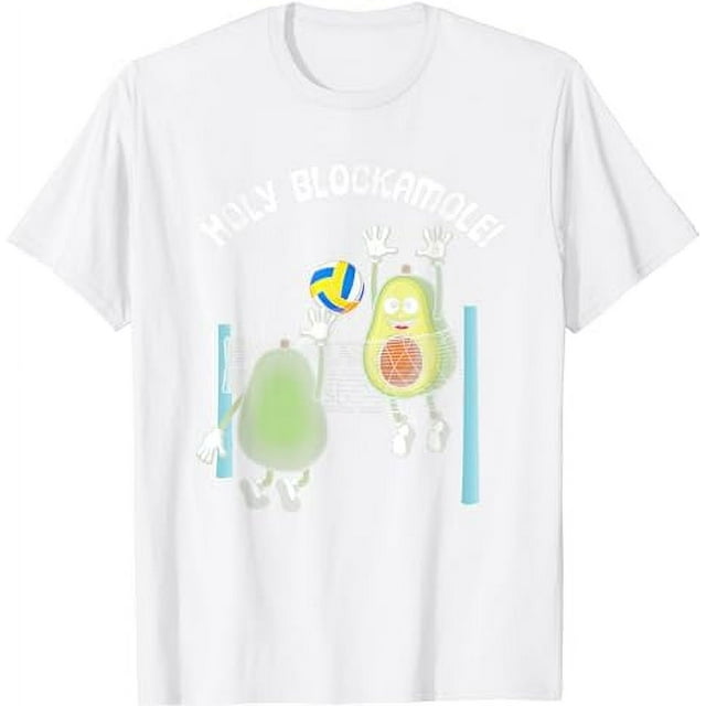 Holy Blockamole! Guacamole Player Blocker Volleyball T-Shirt - Walmart.com