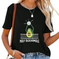 thumbnail image 1 of Holy Blockamole Volleyball Avocado Women Funny T-Shirt, 1 of 5